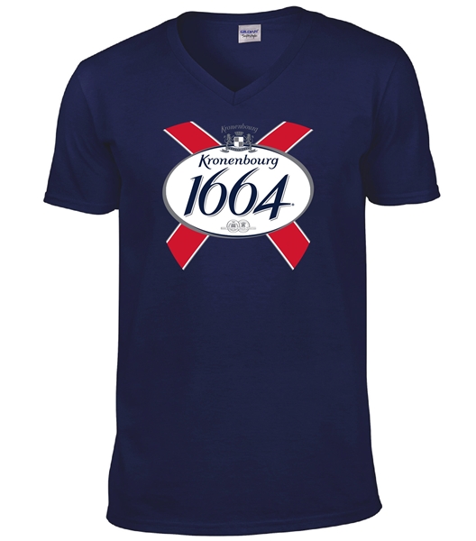 Picture of Kronenbourg Softstyle V-Neck Tshirt