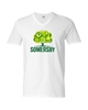 Picture of Somersby Softstyle V-Neck T-Shirt (white)